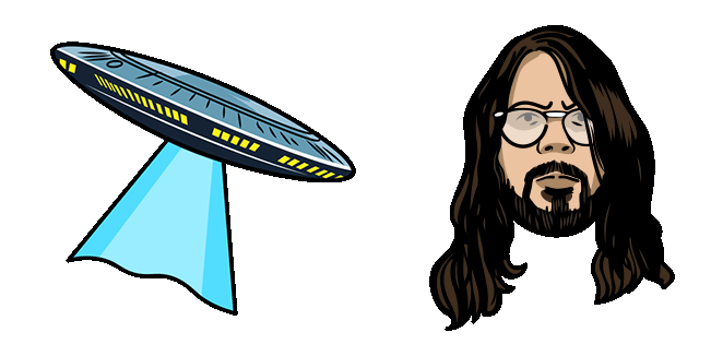 Dave Grohl & UFO Animated Cursor