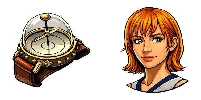 One Piece Netflix Nami & Log Pose Cursor
