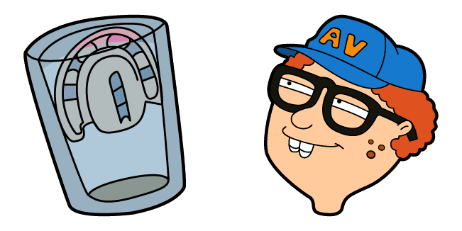 Family Guy Neil Goldman & Dentures Cursor