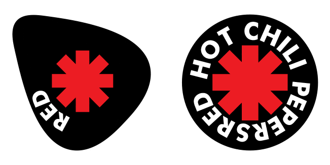 Red Hot Chili Peppers Logo Animated Cursor