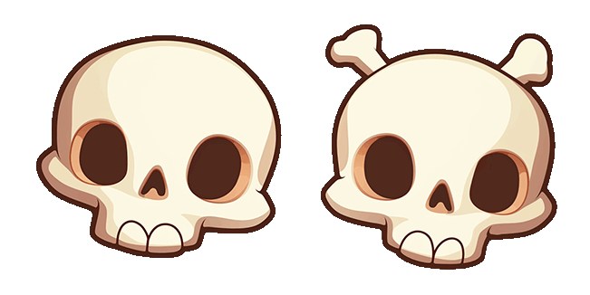 Winking Skull Animated Cursor