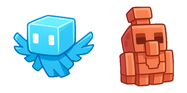Minecraft Allay & Copper Golem Cursor