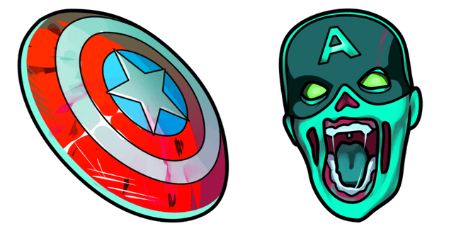 What If…? Captain America Zombie & Shield Cursor