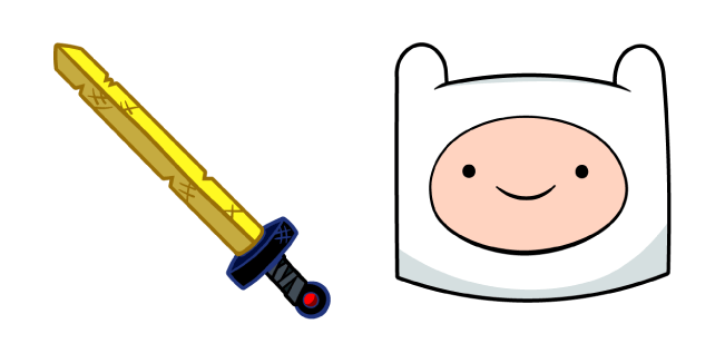 Adventure Time Finn & Finn's Sword Cursor