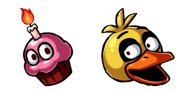 FNaF Chica & Mr. Cupcake Cursor