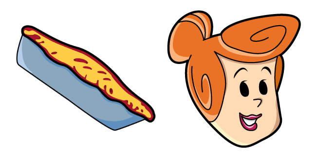 The Flintstones Wilma & Gravelberry Pie Cursor