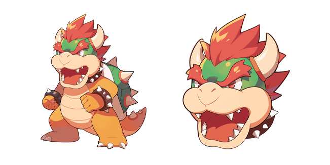 Super Mario Bowser Fire King Cursor