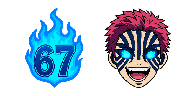 Demon Slayer Akaza 67 Cursor