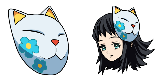 Demon Slayer Makomo & Mask Cursor