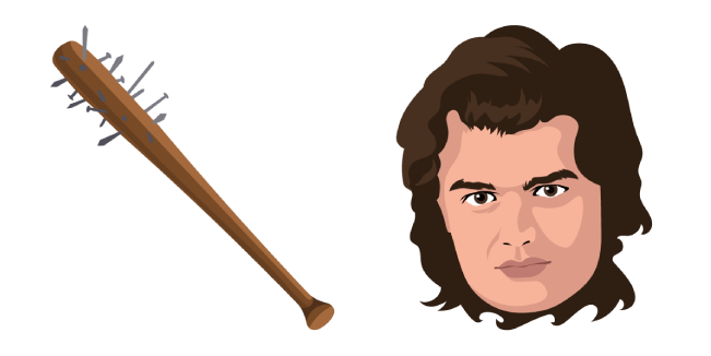 Stranger Things Steve Harrington & Spiked Bat Cursor