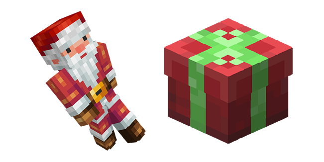 Minecraft Santa Skin & Gift Cursor