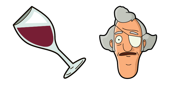 Bob's Burgers Mr. Fischoeder & Wine Cursor