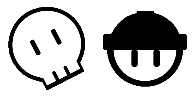 Murder Drones Uzi Doorman Skull Animated Cursor