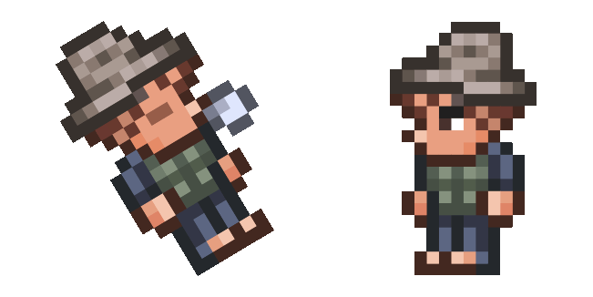 Terraria Angler Pixel Animated Cursor