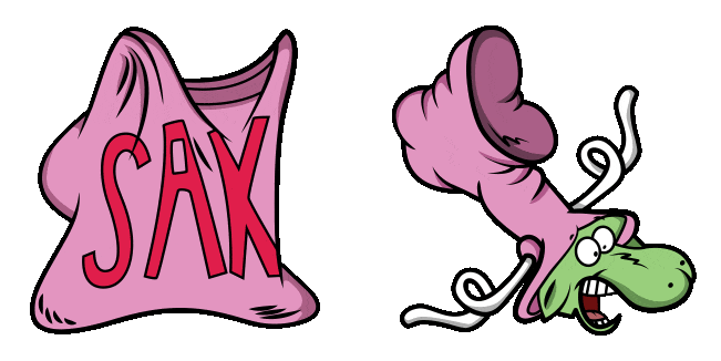 The Angry Beavers Yak in the Sack Animated Cursor