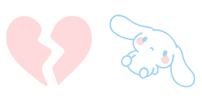 Sanrio Cinnamoroll Broken Heart Animated Cursor