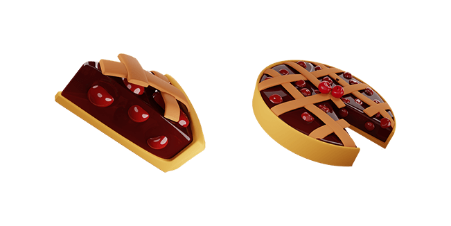 Thanksgiving Pie 3D Cursor