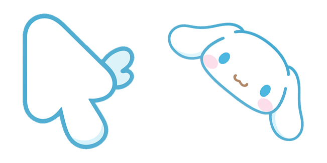 Sanrio Cinnamoroll White Arrow & Head Cursor