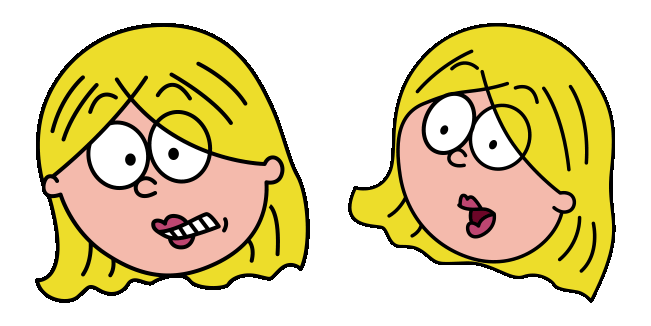 Lizzie McGuire Cartoon Animated Cursor