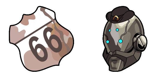 Overwatch B.O.B. & Route 66 Animated Cursor