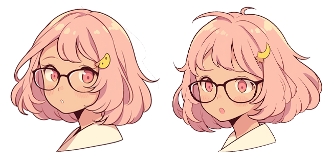 Beautiful Pink Haired Girl Cursor