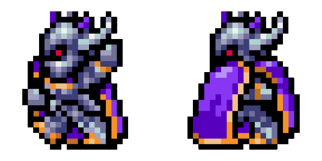 Final Fantasy Garland Pixel Animated Cursor