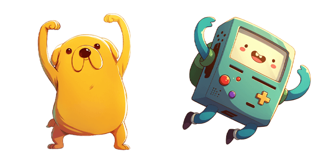 Adventure Time Dancing Jake & BMO Cursor