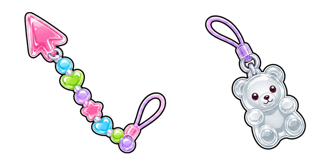 Beaded Bracelet & Bear Cursor