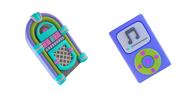 Jukebox & MP3 Player 3D Cursor