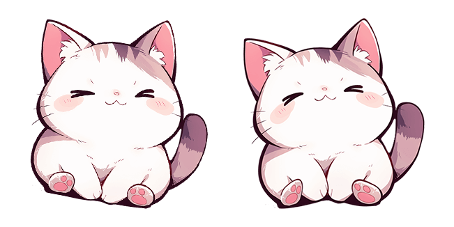 Smiling Cute Kitty Cursor