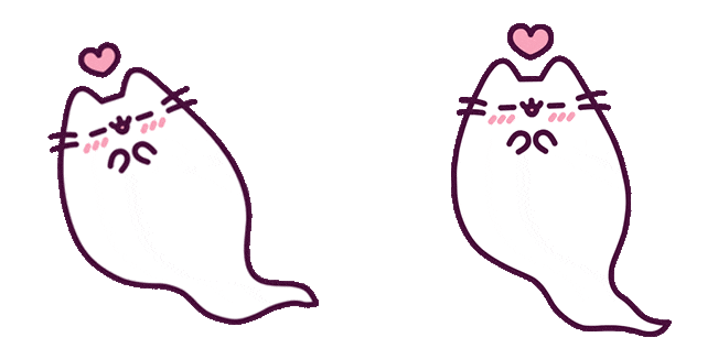 Pusheen the Ghost Animated Cursor