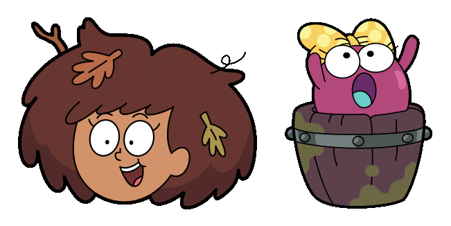 Amphibia Anne Boonchuy & Polly Plantar Animated Cursor