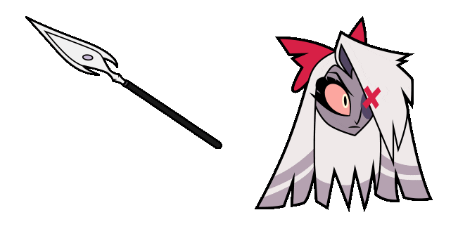 Hazbin Hotel Vaggie & Angelic Spear Animated Cursor