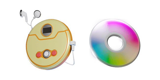 Vintage CD Player & MP3 CD 3D Cursor