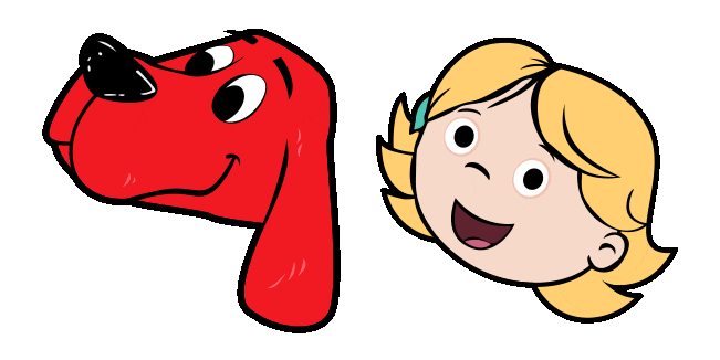 Clifford the Big Red Dog & Emily Animated Cursor