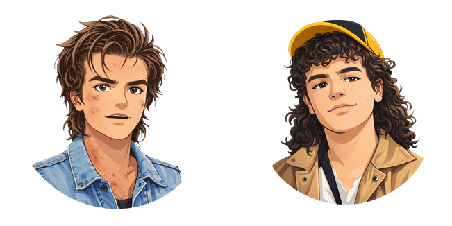 Stranger Things 5 Awesome Steve & Dustin Cursor