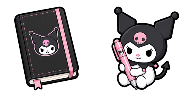 Kuromi Notebook Pen Cursor