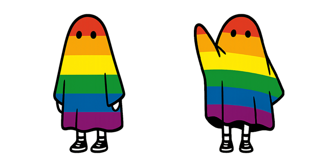 LGBTQ Pride Ghost Cursor