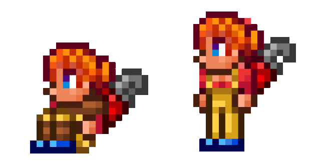 Terraria Mechanic NPC Animated Cursor