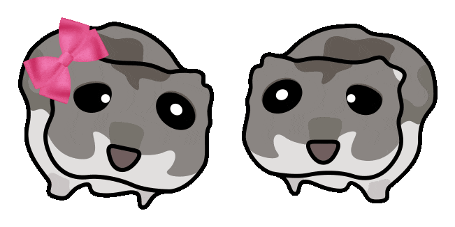 Hamster with Big Eyes Meme Animated Cursor