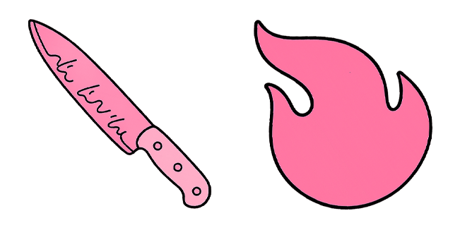 Pinky Style Knife & Flame Cursor