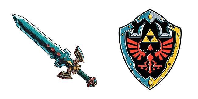 The Legend of Zelda Master Sword & Shield Cursor