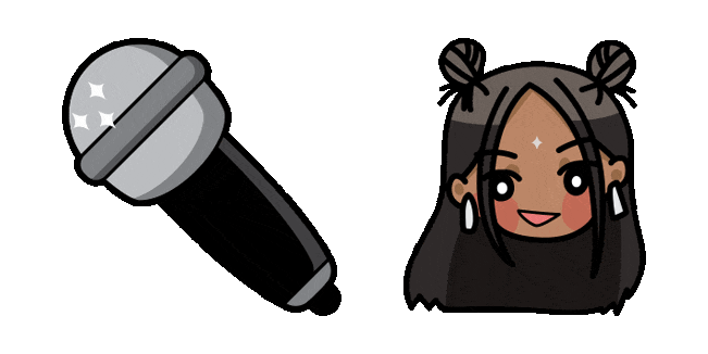 Katseye Chibi Lara & Mic Animated Cursor