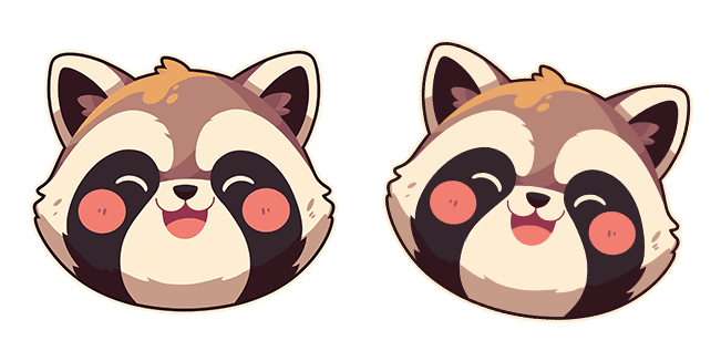 Smiling Raccoon Cursor