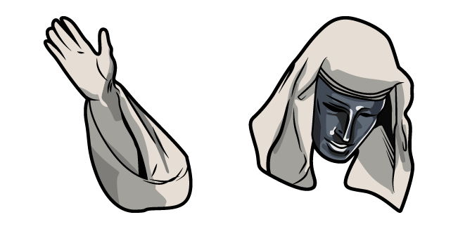 King Baldwin IV Hand Raise Meme Cursor