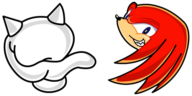 Sonic Knuckles the Echidna Cursor