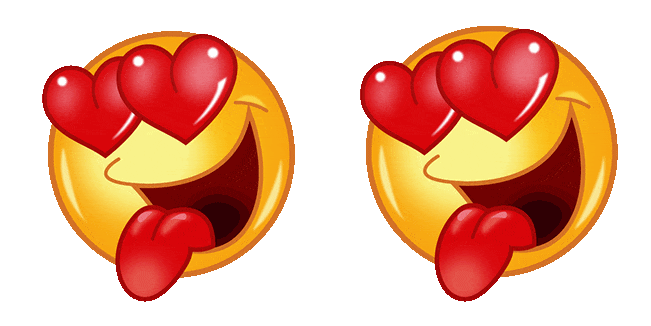 Fall In Love Emoji Animated Cursor