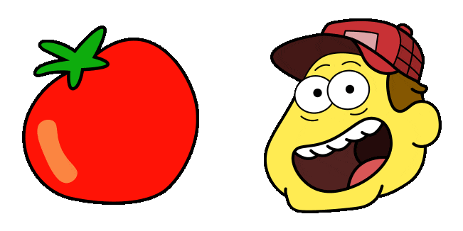 Big City Greens Bill Green & Food Animated Cursor
