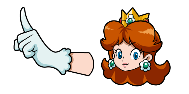 Super Mario Princess Daisy Cursor