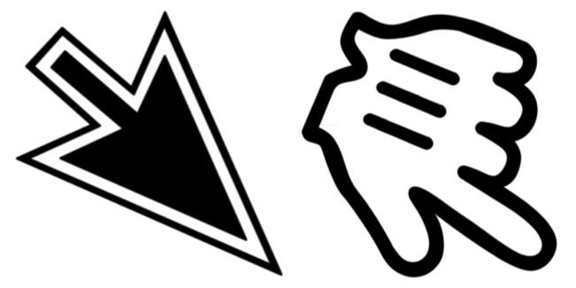 Inverted macOS Cursor